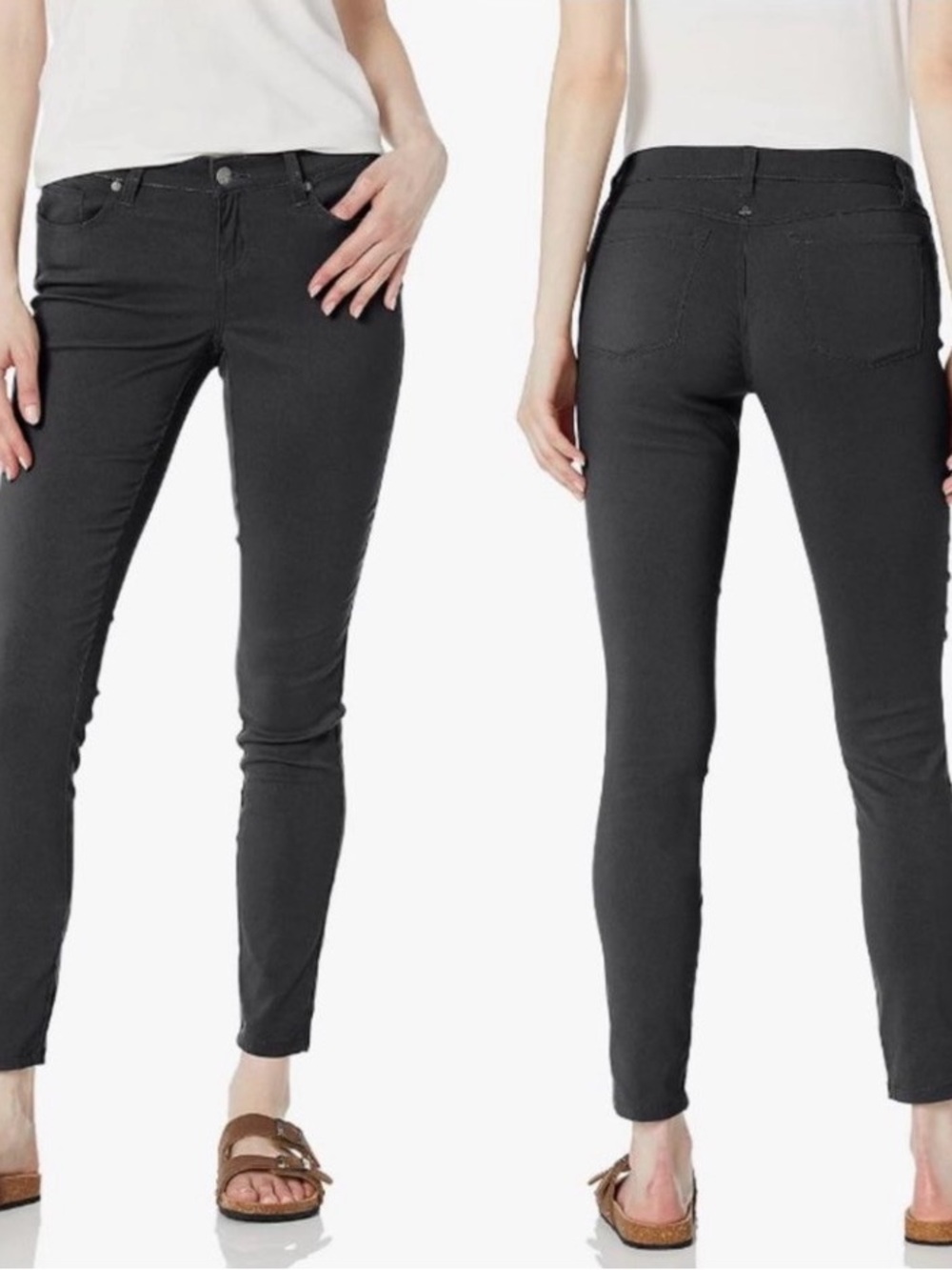 PrAna Women’s Briann Skinny Pants in Faded Black. Size 10 Tall